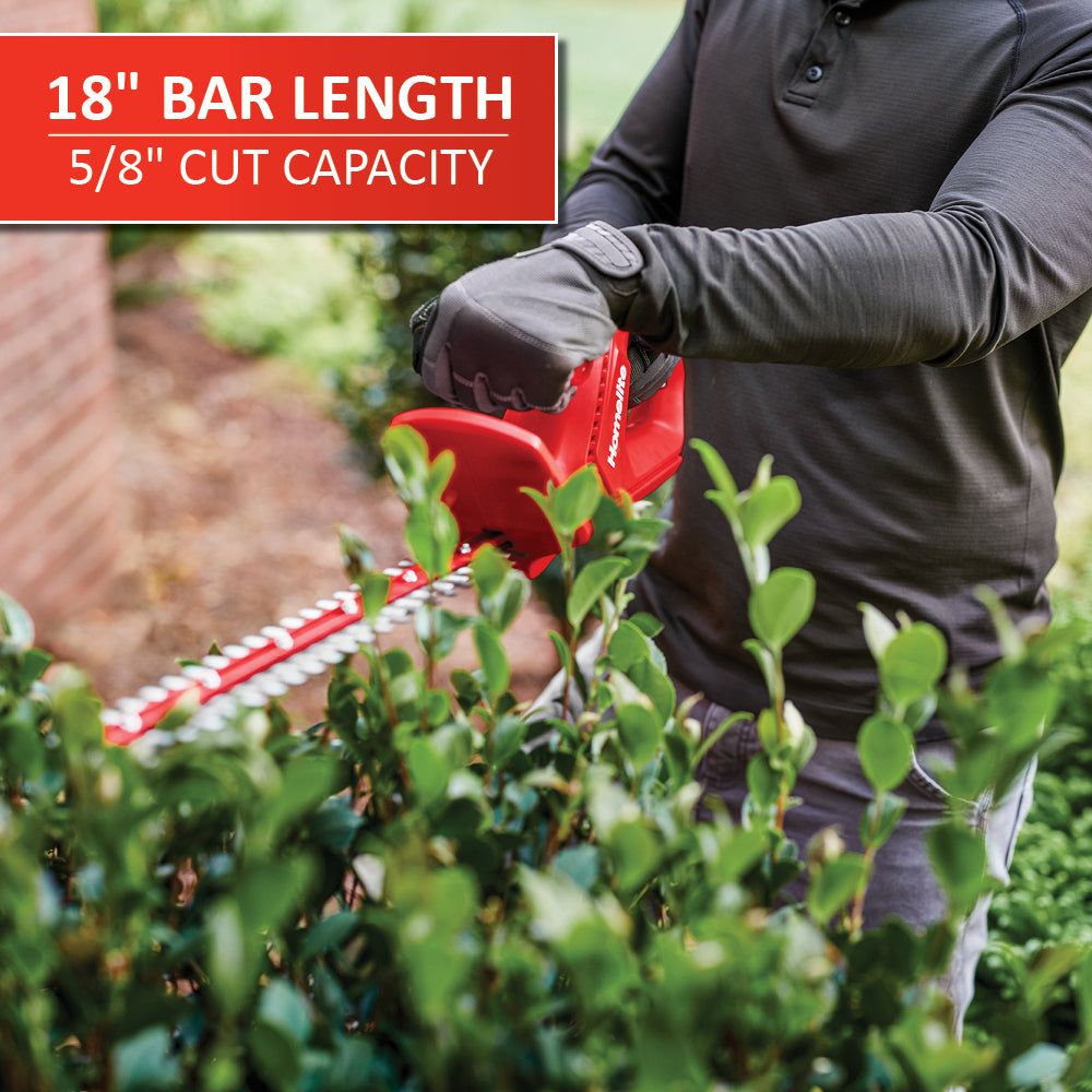 18" Bar length with 5/8" cut capacity