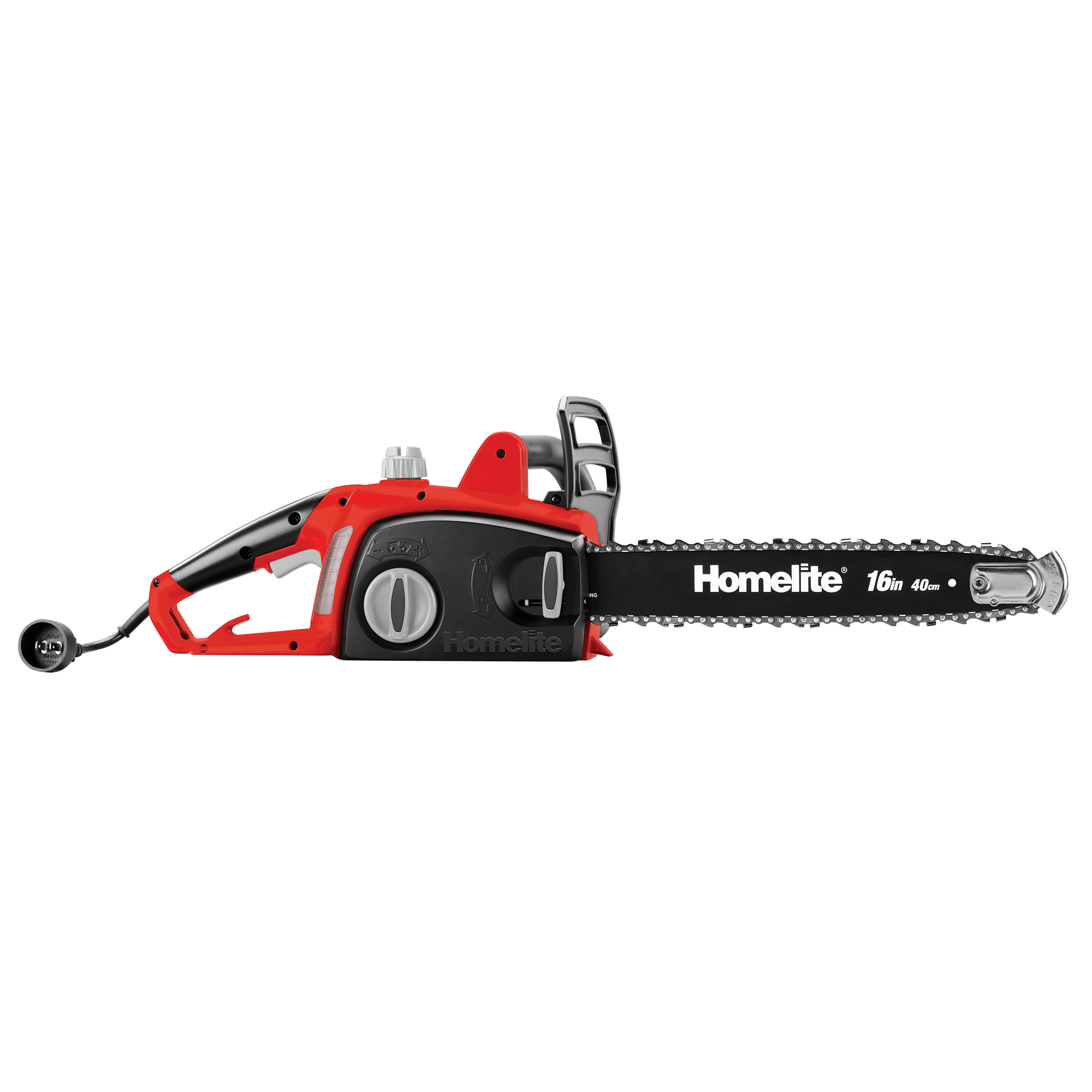 Homelite 16" 12 AMPp Chain Saw
side profile